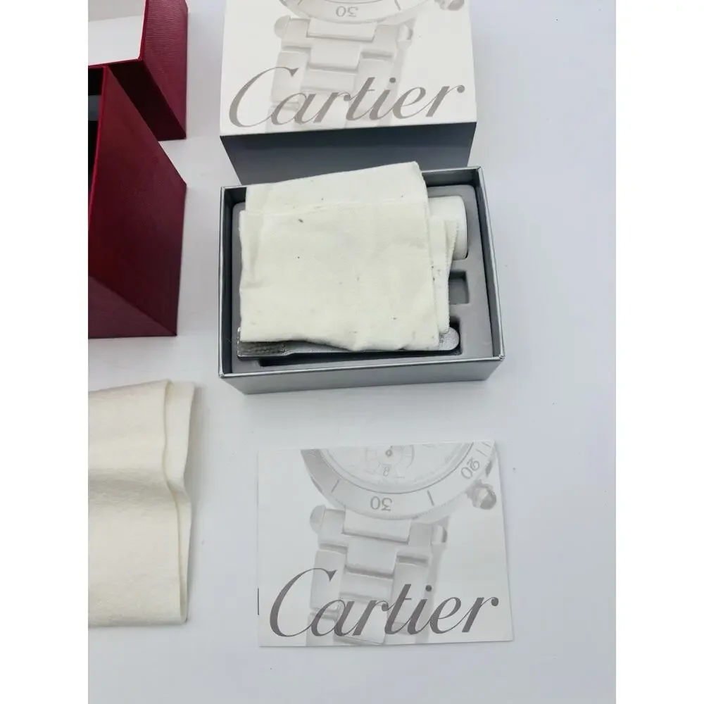 Branded Cartiér Red Empty Jewelry Box Set with Certificate & Outer Box VG Cond